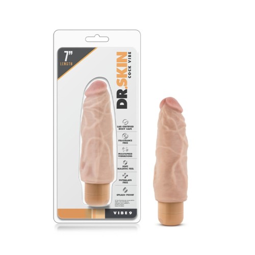 Dildo Vibrador Realista Dr. Skin Vibe 9 Beige