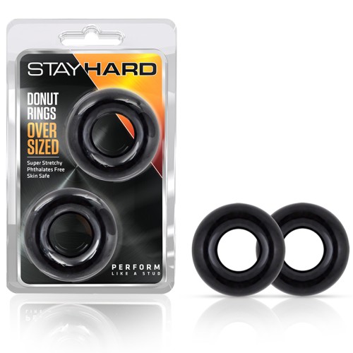 Stay Hard Donut Rings 2-Pack para Mayor Placer