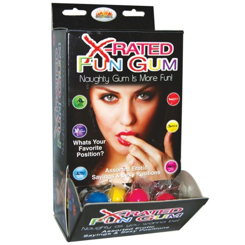 X-Rated Fun Gum Wall Mount DP 90pcs