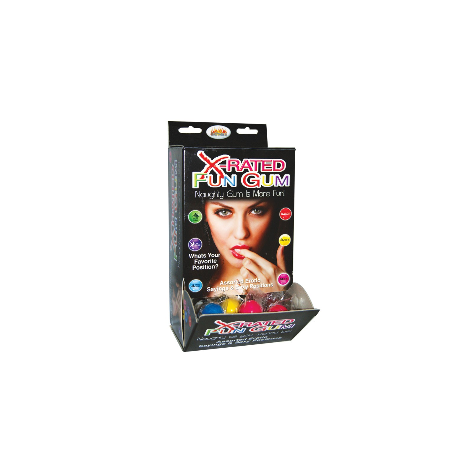 X-Rated Fun Gum Wall Mount DP 90pcs