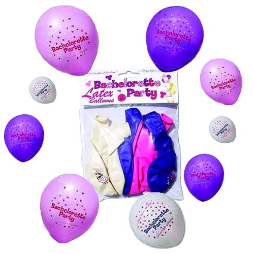 Bachelorette Party Balloons Assorted 12pc