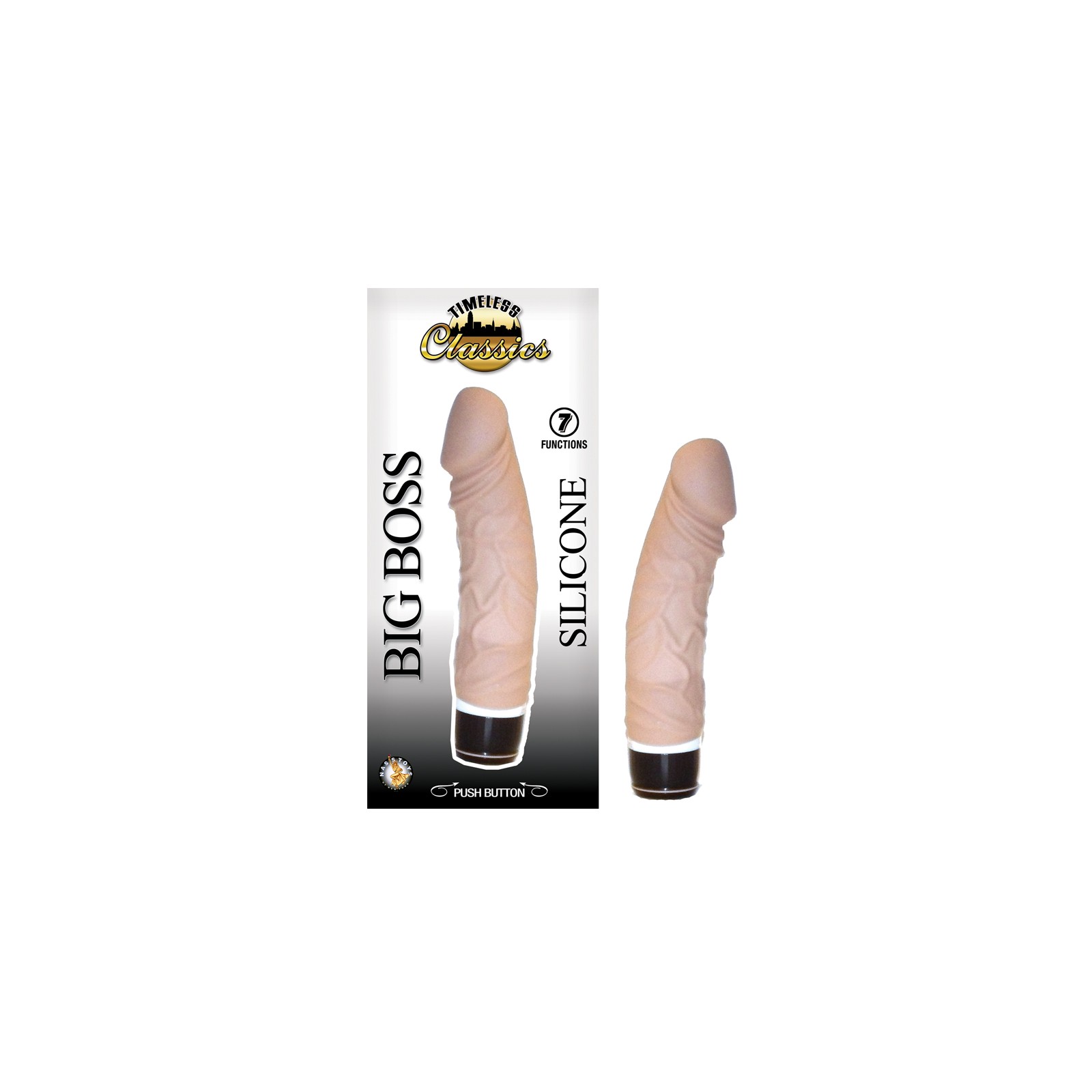 Clásicos Atemporales Big Boss Vibrador 6.5 Pulgadas Multispeed Impermeable