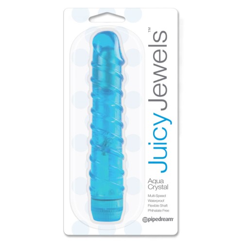 Pipedream Juicy Jewels Vibrador Cristal Ribeteado Azul