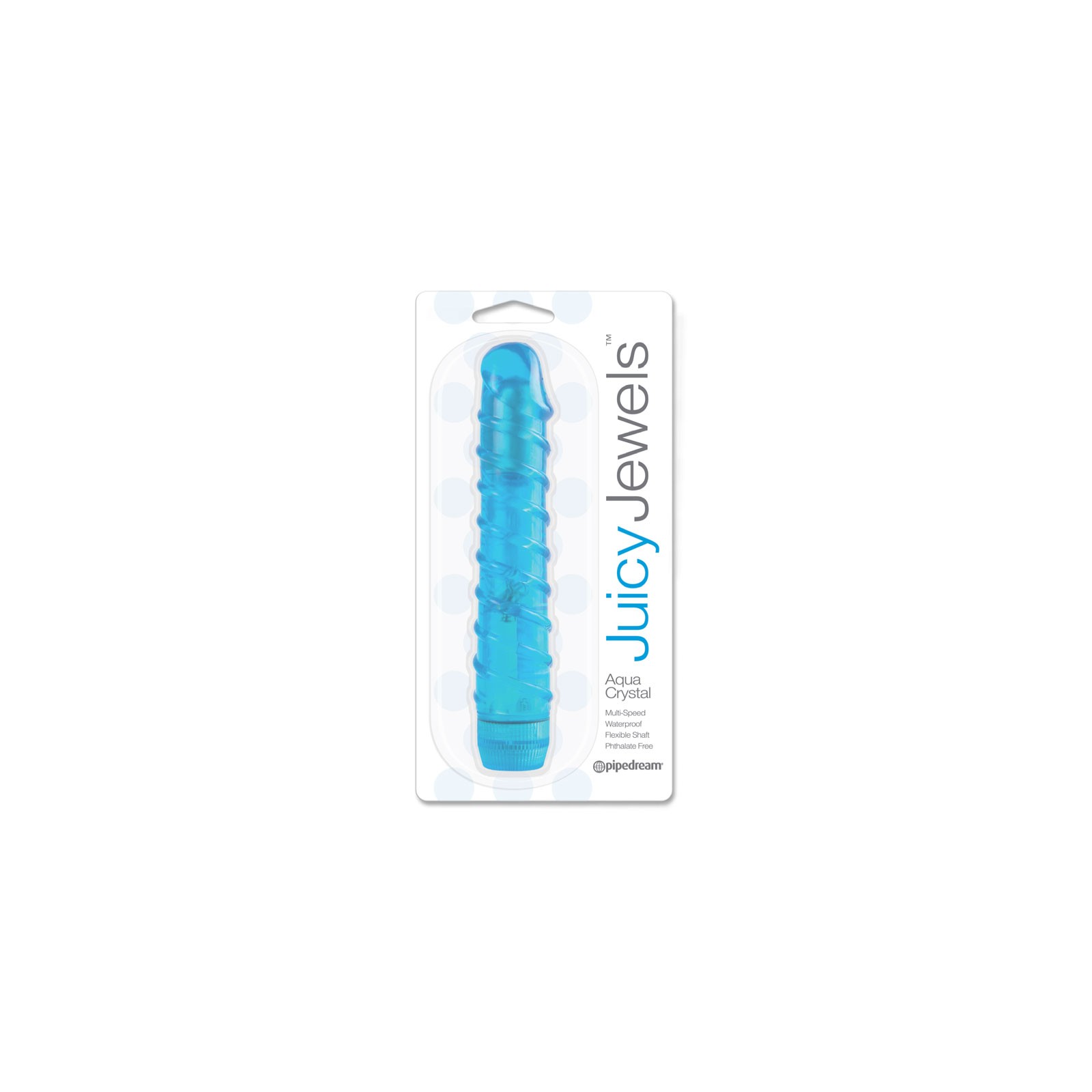 Pipedream Juicy Jewels Vibrador Cristal Ribeteado Azul