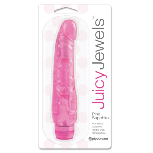 Vibrador Realista Flexible Pink Sapphire Juicy Jewels