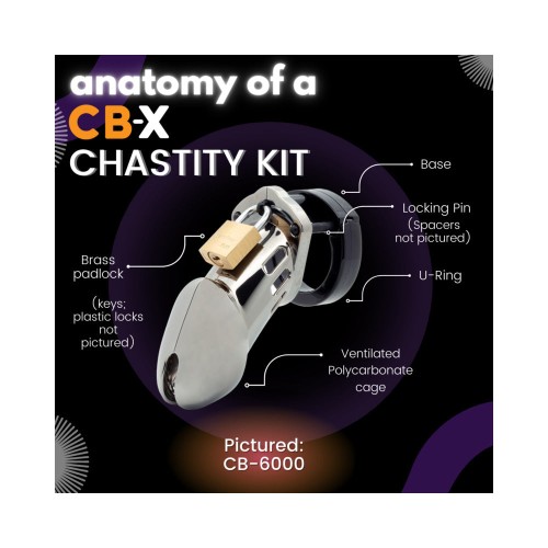 CB-6000 Clear Male Chastity Device