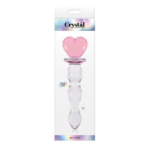 Crystal Heart of Glass Dildo