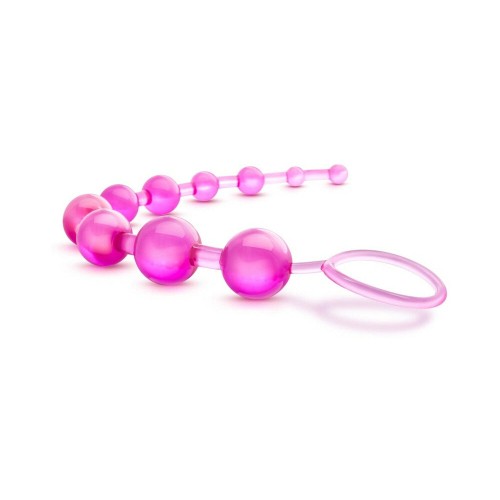 B Yours Basic Beads 12.75 in Pink