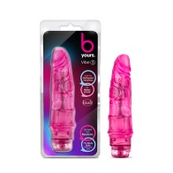 B Yours Vibe 3 Realistic 7.75 in. Vibrating Dildo Pink