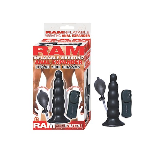 Ram Inflatable Vibrating Anal Expander for Pleasure