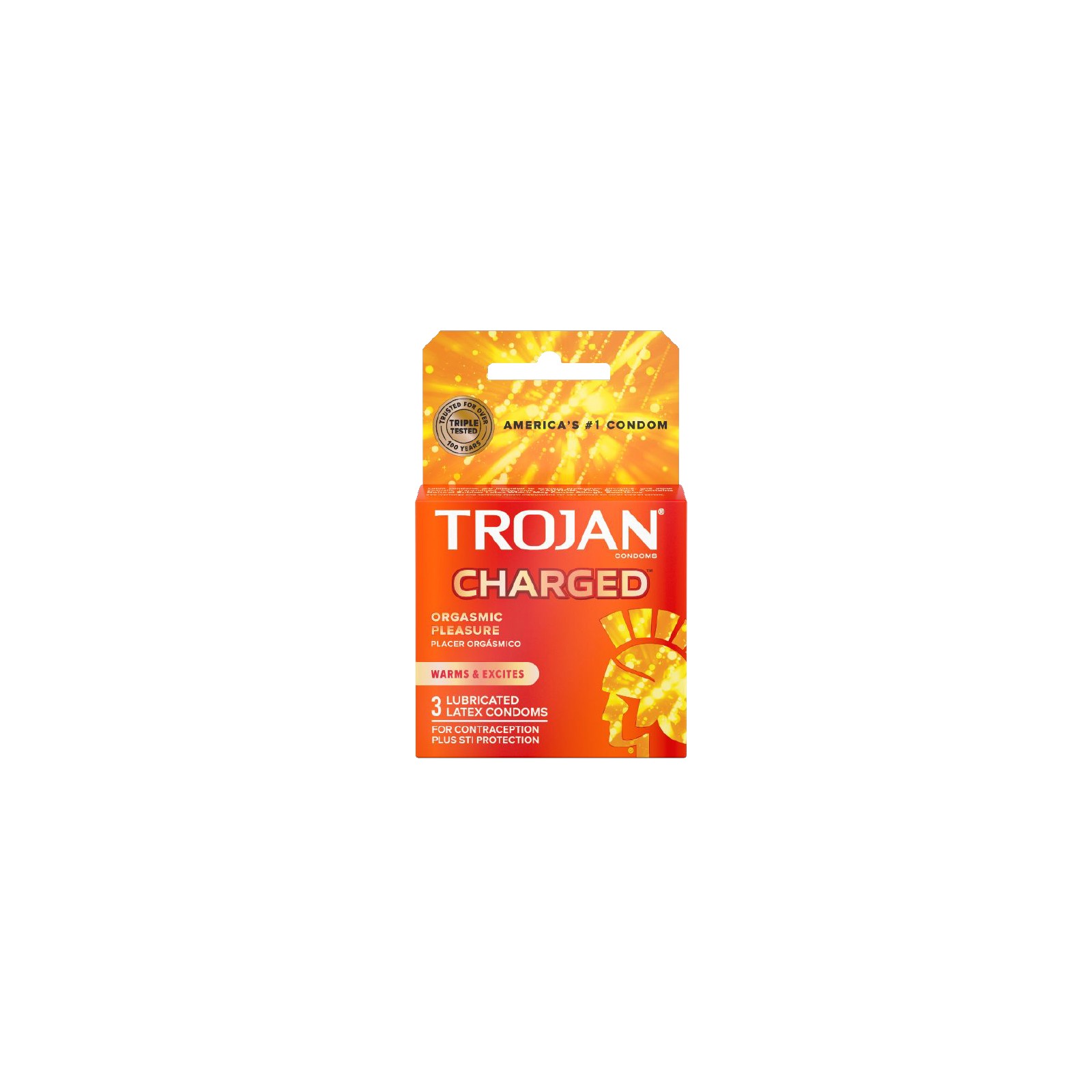 Condones Trojan Charged con Lubricante Calentado