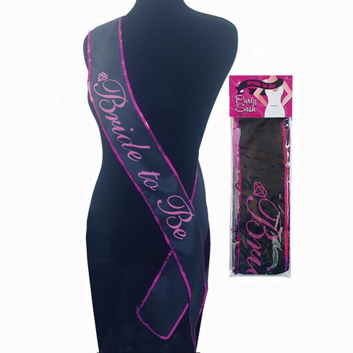 Sash para Novia - Accesorio Brillante de Fiesta 6 ft.