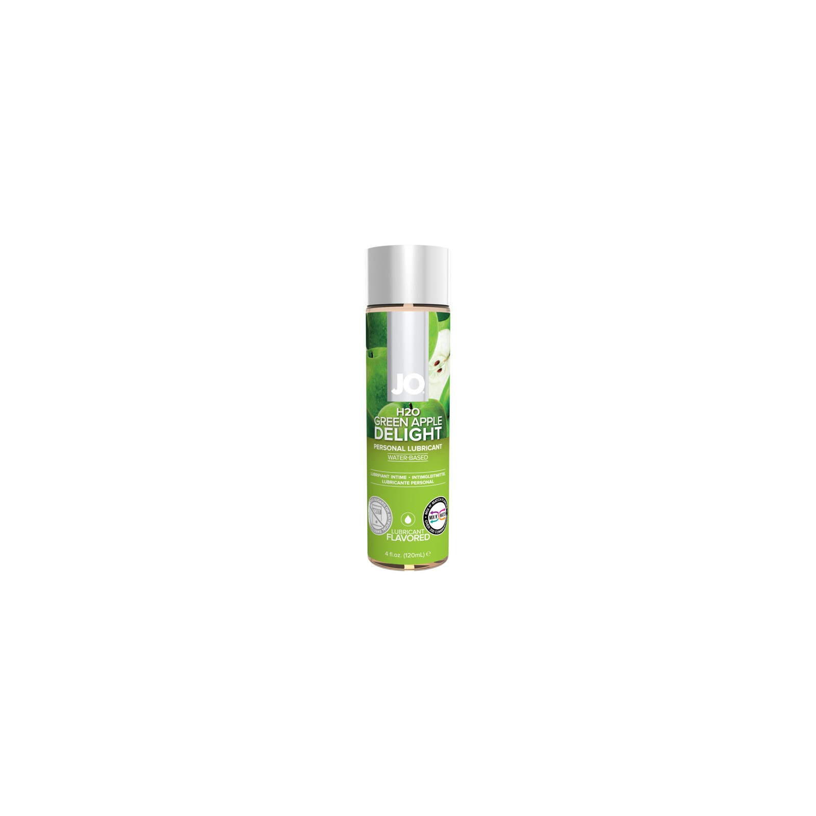 JO H2O Green Apple Delight Flavored Lubricant for Sensual Play