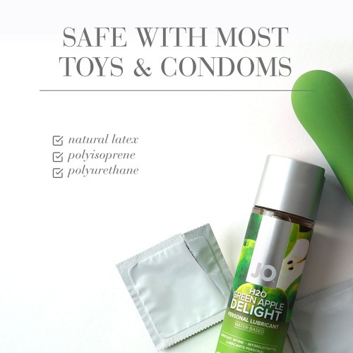 JO H2O Green Apple Delight Flavored Lubricant for Sensual Play