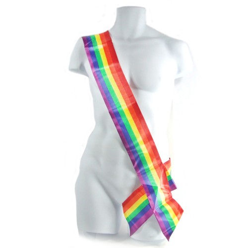 GaySentials Rainbow Sash for Pride Celebrations