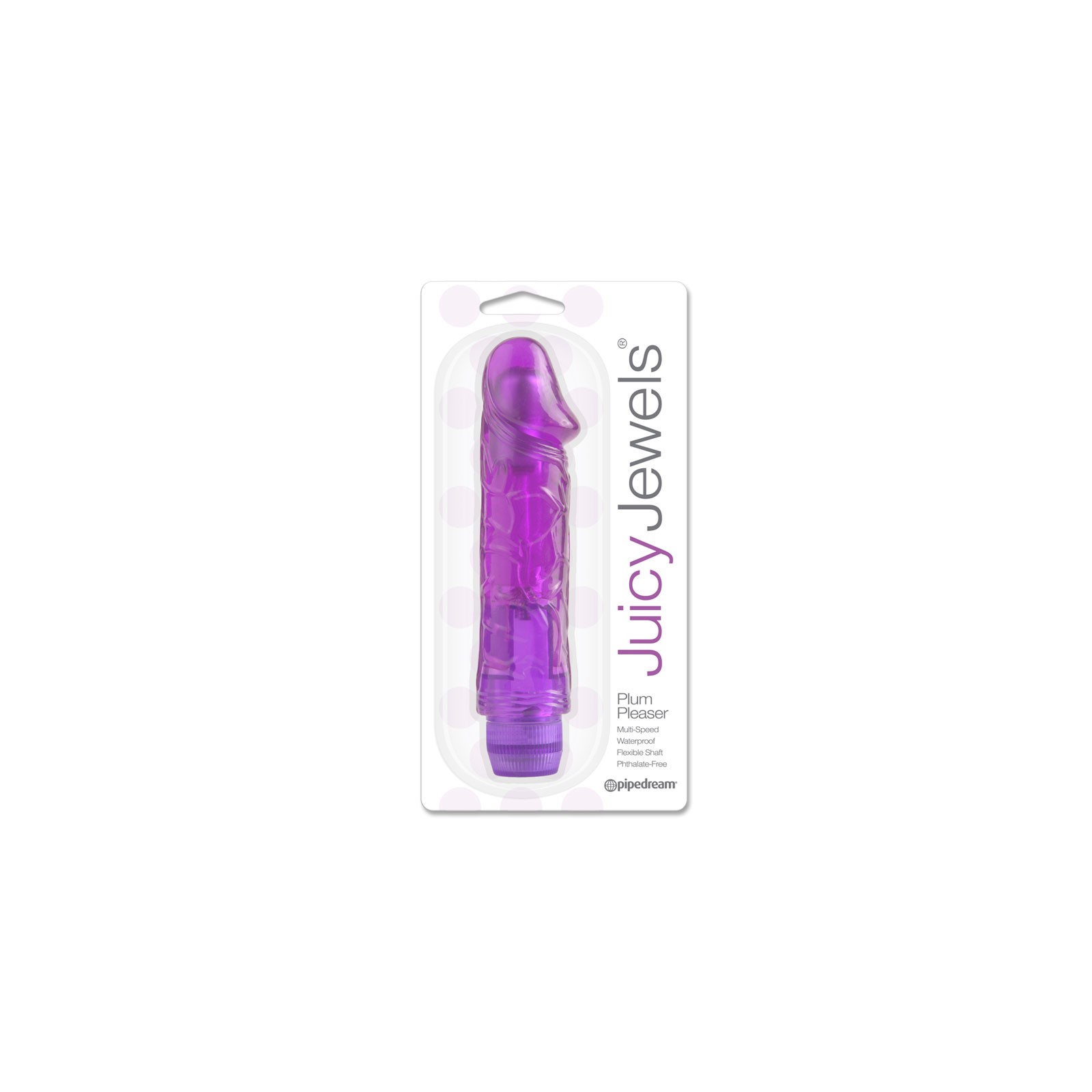 Pipedream Juicy Jewels Plum Pleaser - Flexible Vibrator