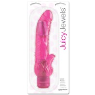 Pipedream Juicy Jewels Vibrador Curvado Flexible Semi-Realista Rosa