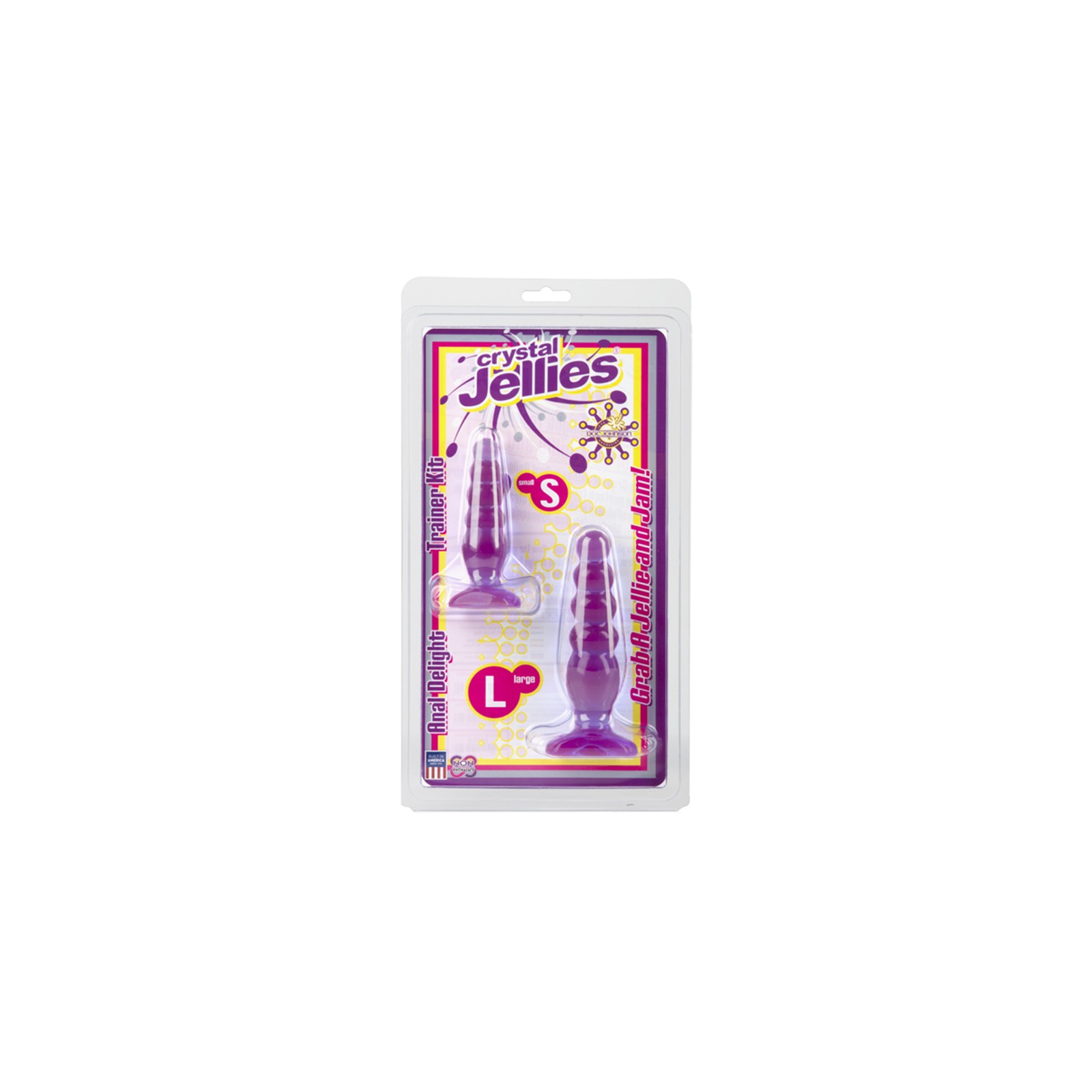 Kit Entrenador Anal Crystal Jellies para Principiantes