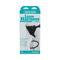 Arnés Luxe Vac-U-Lock Platinum con Plug Negro