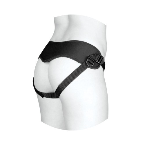 Vac-U-Lock Platinum Supreme Harness with Plug in Black