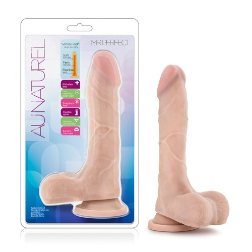 Au Naturel Mister Perfect 8.5 in Dildo Beige