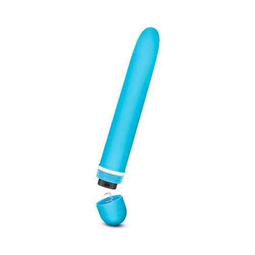 Vibrador Clásico Slimline Rose Luxuriate Azul