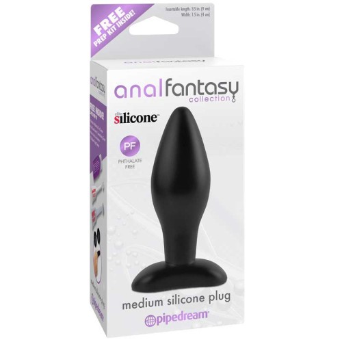 Pipedream Anal Fantasy Medium Silicone Plug Black