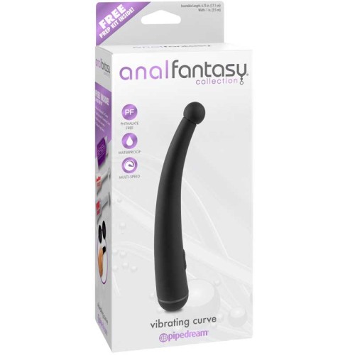 Pipedream Anal Fantasy Vibrating Curve Prostate Massager Black