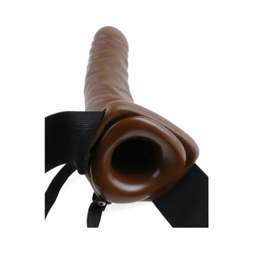 Pipedream 8 Inch Hollow Strap-On for Ultimate Pleasure