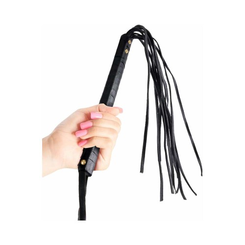 Flogger de Primer Uso Fetish Fantasy Series Negro - Perfecto para Principiantes