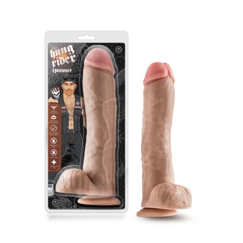 Dildo Realista Hung Rider Hammer con Bolas Beige