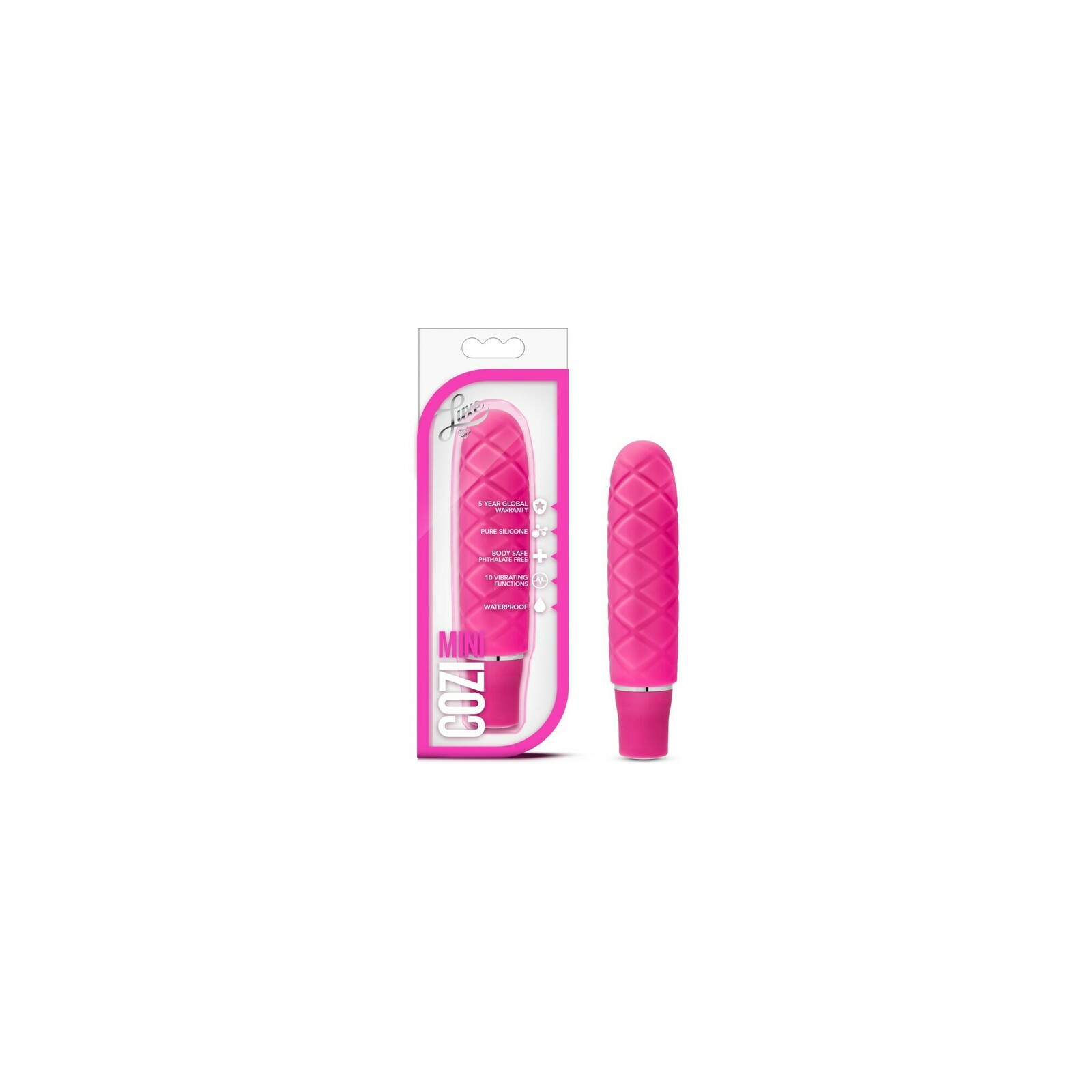 Luxe Cozi Mini Slimline Vibrator Fuchsia