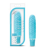 Luxe Cozi Mini Silicone Slimline Vibrator Aqua