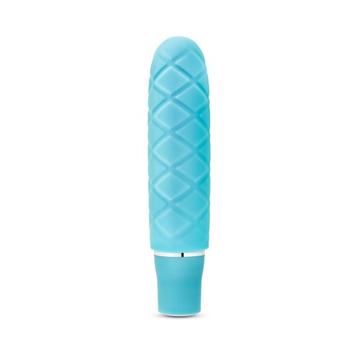 Luxe Cozi Mini Silicone Slimline Vibrator Aqua