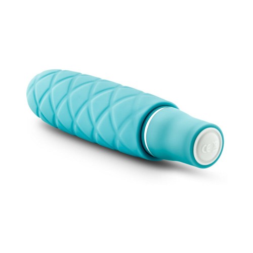 Luxe Cozi Mini Silicone Slimline Vibrator Aqua