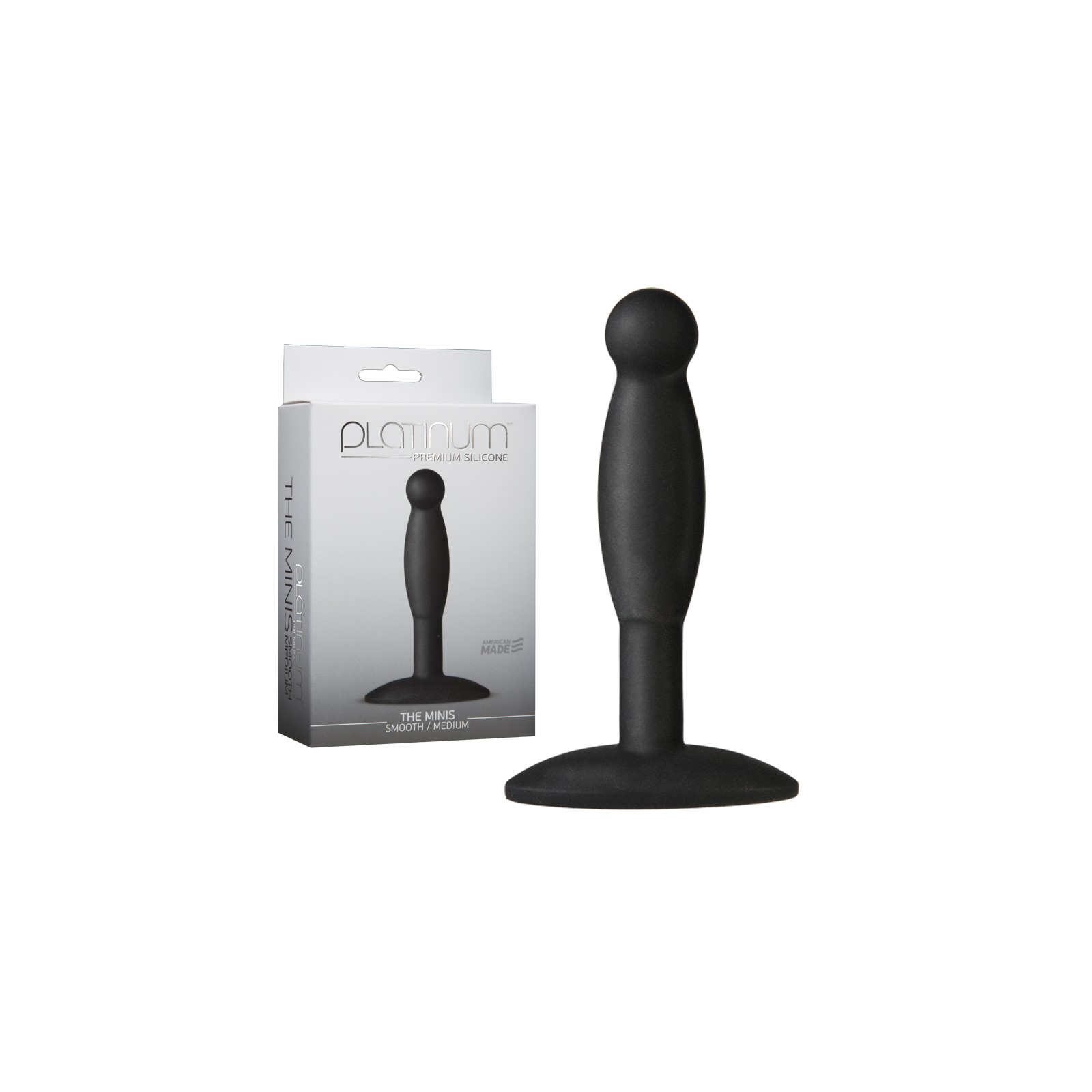 Platinum Premium Silicone The Minis Smooth Medium Black