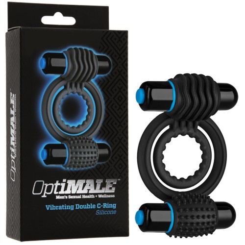 OptiMALE Vibrating Double C-Ring for Enhanced Pleasure