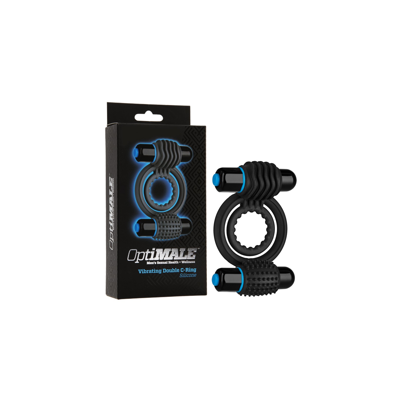 OptiMALE Vibrating Double C-Ring for Enhanced Pleasure