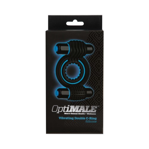 OptiMALE Vibrating Double C-Ring for Enhanced Pleasure