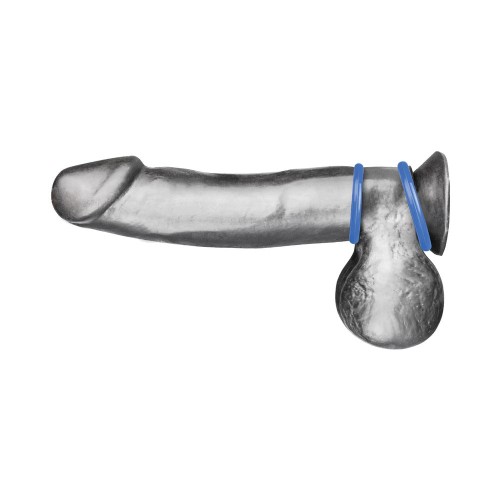 Set de Anillos para el Pene de Silicona Blue Line para Placer Prolongado