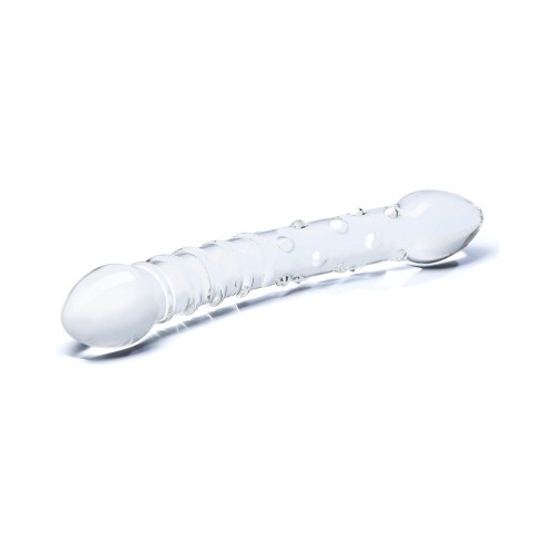 Glas 10 in. Double Trouble Glass Dildo - Perfect for Couples