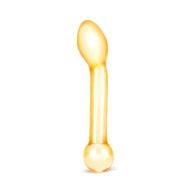 Dildo de Vidrio Honey Dripper de 7 Pulgadas para Estimulación Prostatica