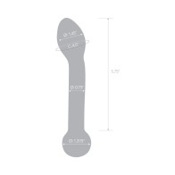 Dildo de Vidrio Honey Dripper de 7 Pulgadas para Estimulación Prostatica