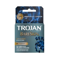 Condones de Latex Ultra Finos Trojan BareSkin (3 unidades)