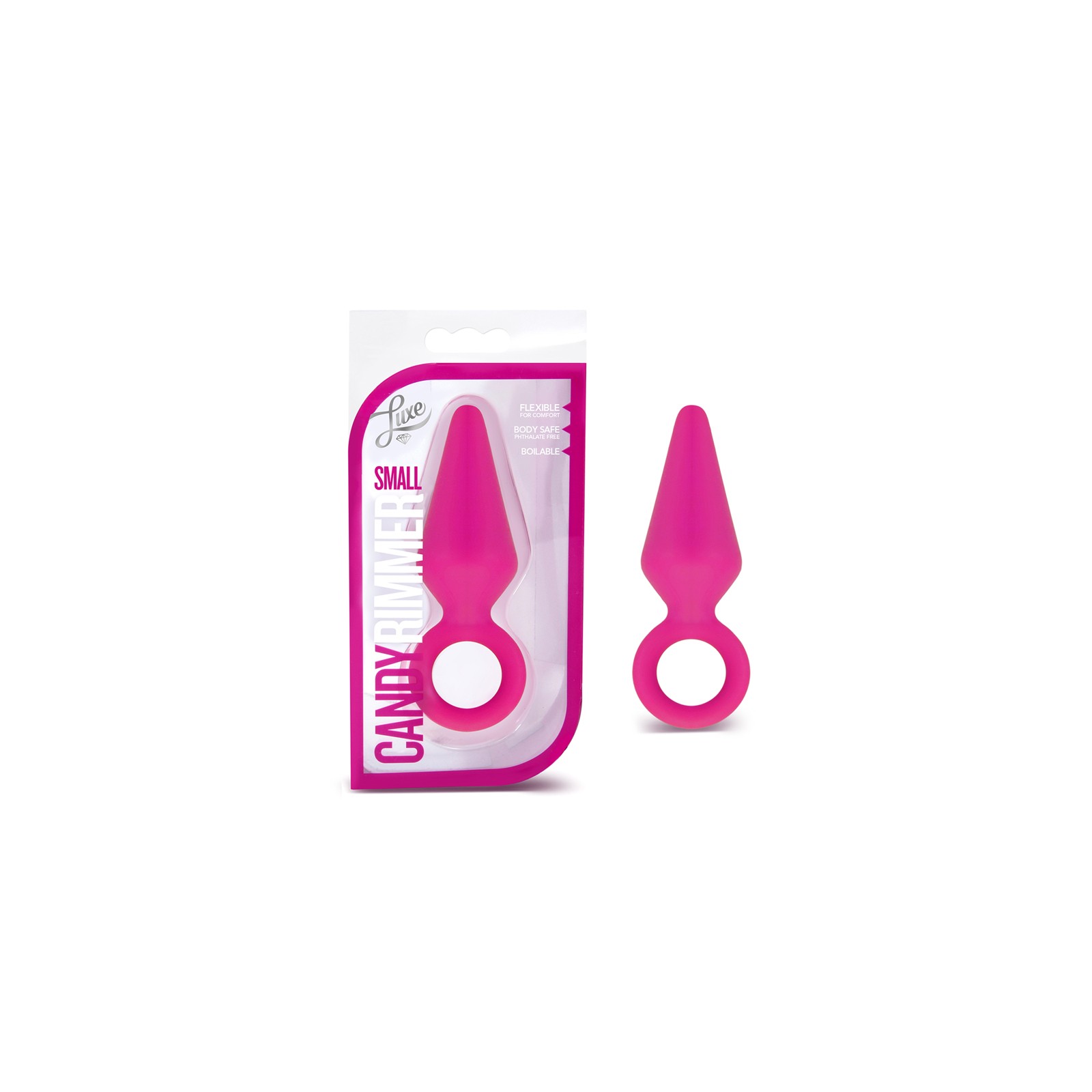 Plug Anal Pequeño Luxe Candy Rimmer - Rosa