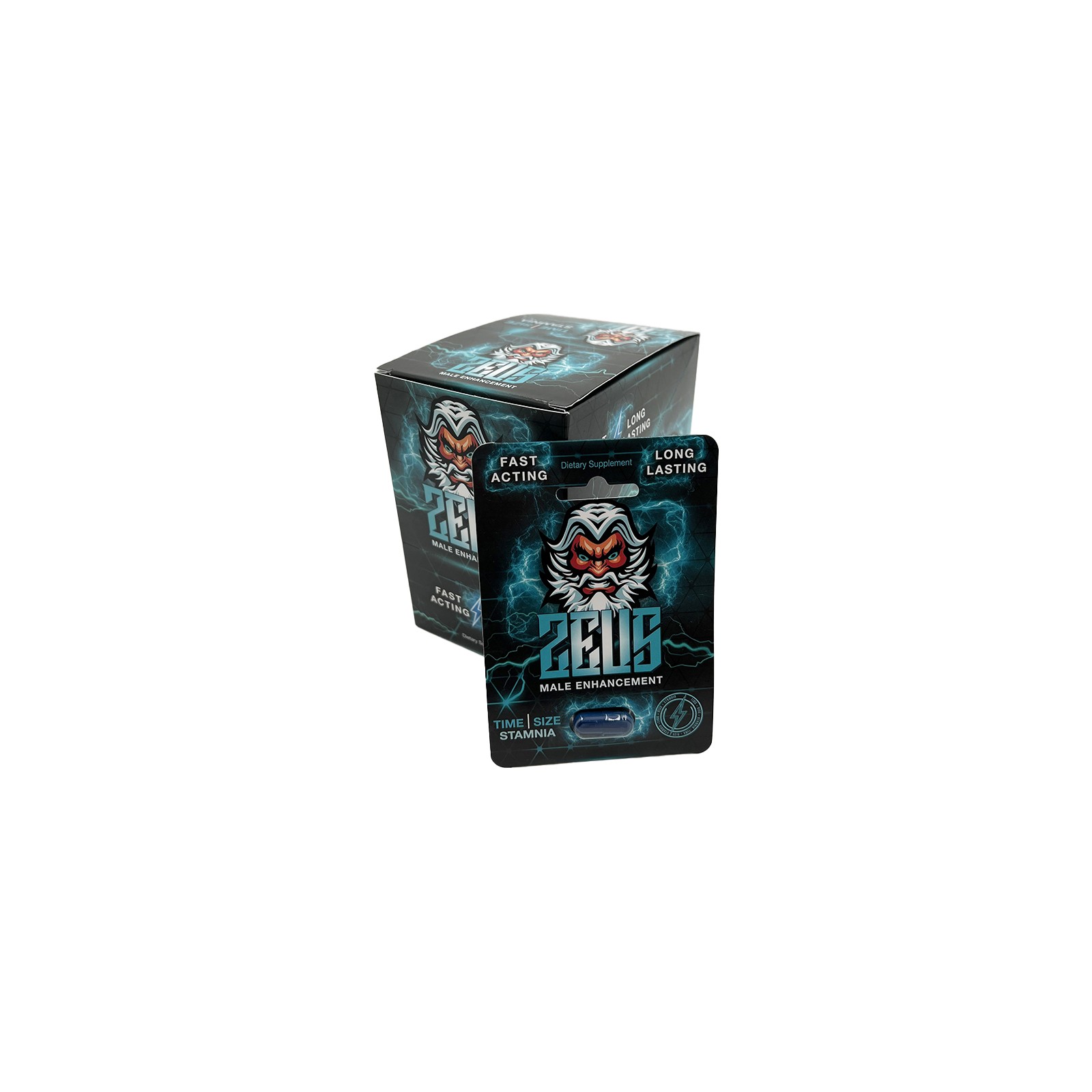 Suplemento de Mejora Masculina Zeus Plus 1-Pack