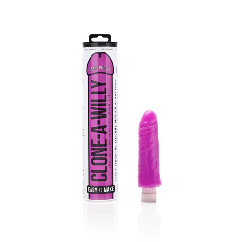 Kit DIY de Dildo Vibrante Clone-A-Willy Púrpura Neón