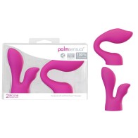 Set de 2 Cabezas de Masaje Sensuales Palm Power