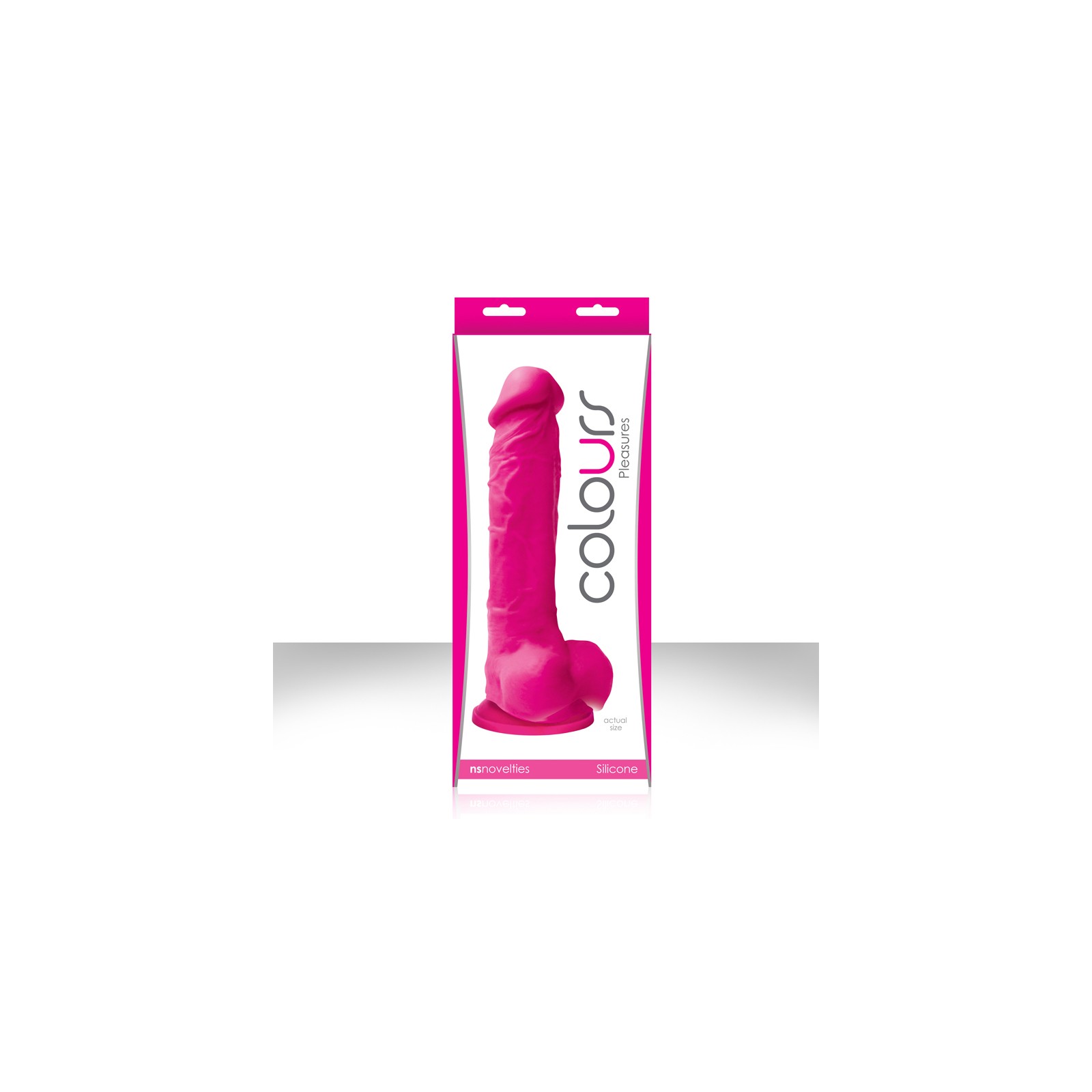 Dildo Colours Pleasures de 8 in. Rosa