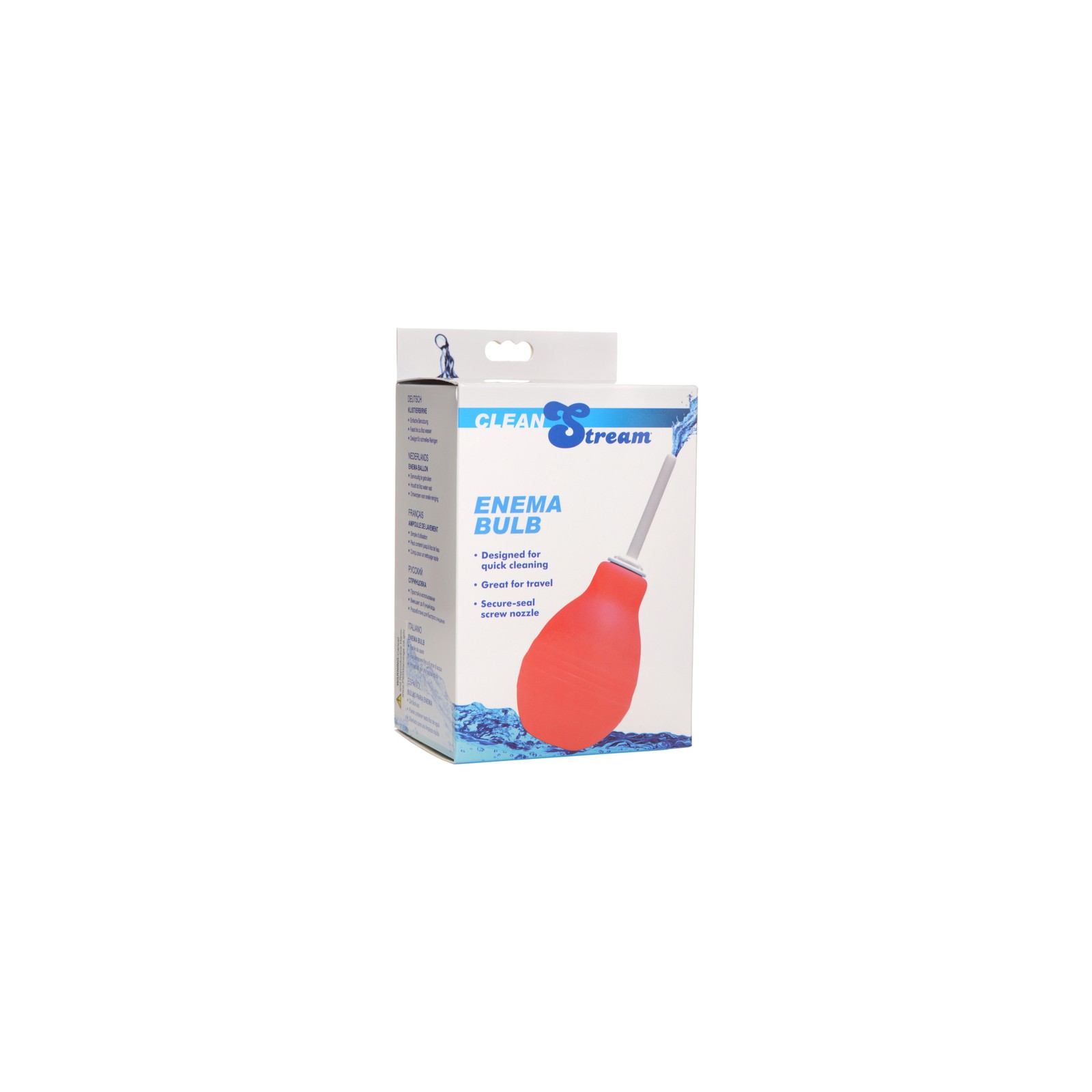 CleanStream Enema Bulb Red - Easy Intimate Cleansing